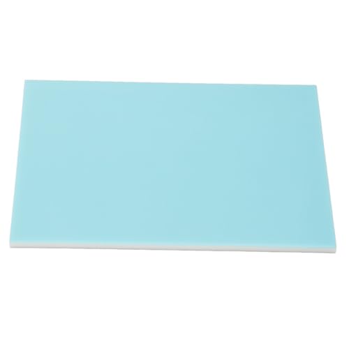 7.87x5.91in/20x15cm Rubber Carving Block Soft Linoleum Block Double Layer Rubber Carved Brick for Stamp Crafts and DIY Craft Project (Mint Green and White)