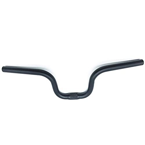 Surluoen Manillar de 530 Mm, AleacióN de Aluminio, 25,4 Mm, Tipo M, Aumento de 140 Mm, Manillar para Bicicleta Plegable, Mano, Negro