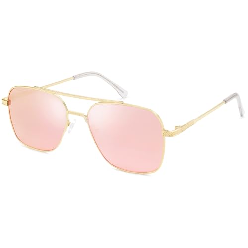 SOJOS Aviator Sunglasses for Men WomensTrendy Designer Shades SJ1232