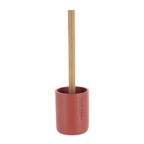 TENDANCE - Brosse WC Polyrésine - Terracotta- Salle de Bain - Poubelles et Brosses WC