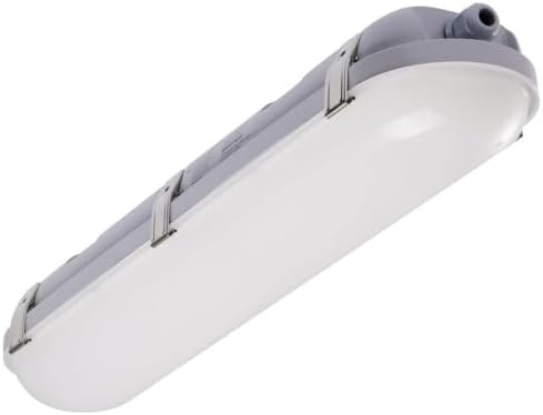 Nuvo 20W CCT Selectable Vapor Proof Linear Fixture in Utilitarian Style-3.46 Inches Tall and 4.92 Inches Wide