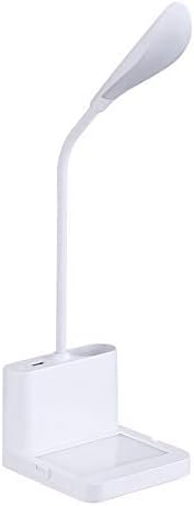 Dorm LED Desk Lamp, Dimmable Bedside Lamps, Eye Protection Light, Craft Table Lamp, Touch Lights, Book Light with Small Fan, Pen Holder, Message Board, 3 Colour Temperatures,White