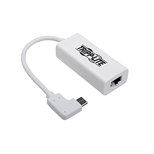 Adapter USB C ángulo derecho a Ethernet TRIPP LITE miniatura 1
