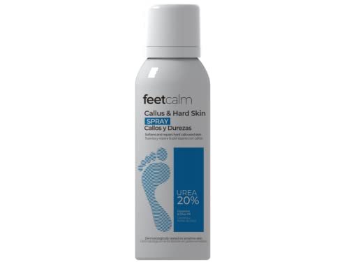 feetcalm - Crema para Pies y Piernas. Tratamiento Pieles Secas. Alivia Síntomas de Pies y Piernas Cansados. (Spray Callos y Durezas 75 ml.)