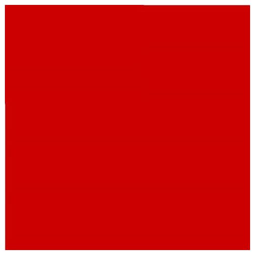 LEE Nr. 106 Primary Red/Rot - 24 x 24 cm transparente, hitzebeständige, farbige Farbfolie für Foto Studio PAR 64 Scheinwerfer - Gel Farbfilter Filter Folie (1 Stück, Lee 106 Primary Red)