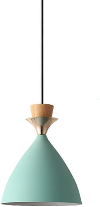 Lustre industriel vintage en fer bleu luminaire suspendu moderne de haute finition E27