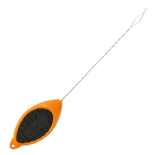 Aguja de cebo, herramienta de aparejo de cebo de peces, agujas de aparejo de taladro de cuerda pequeña, enhebrador de de trampa de , perforador de gancho de señuelo resistente, equipo de
