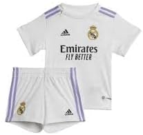 adidas Infant Soccer Real Madrid 22/23 Home Mini Kit (as1, Age, 6_Months) White
