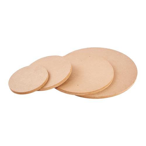 Plaque en fibre de bois pour modeler l'argile : kit de 4 tailles de planches vierges de poterie