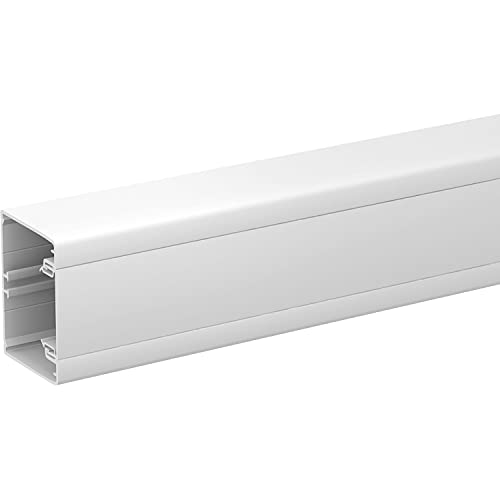 Goulotte PVC 1 compartiment OptiLine 45 Schneider 75x55mm ISM10100P