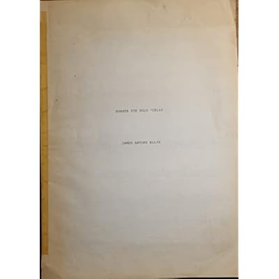 Sonata for Solo Cello