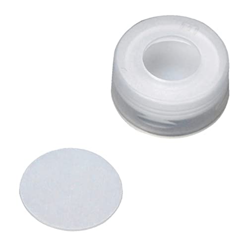 Bouchons à pression 11mm avec septa PTFE naturel pour chromatographie haute précision