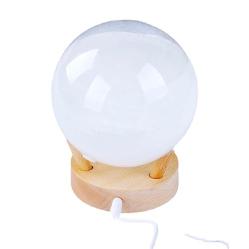 Bottiglia di stazione meteo in sfera di cristallo di vetro, bottiglia di previsione meteo creativa, decorazione per ufficio