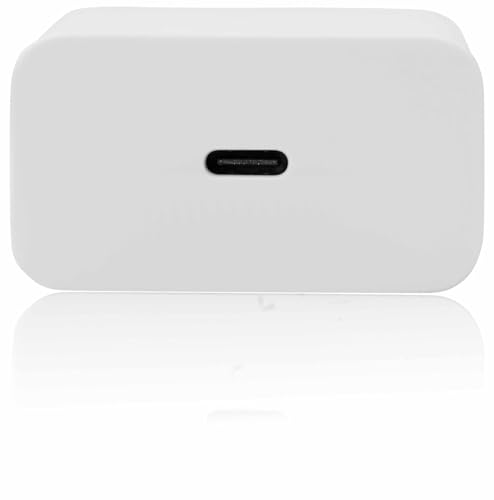 Image of 30W USB-C Fast Charger Adapter | Compatible with Google Pixel 9A 9 Pro 8 8a 7 Series Pixel Tablet Chromebook & More - Original Rapid Type-C Charging (White)