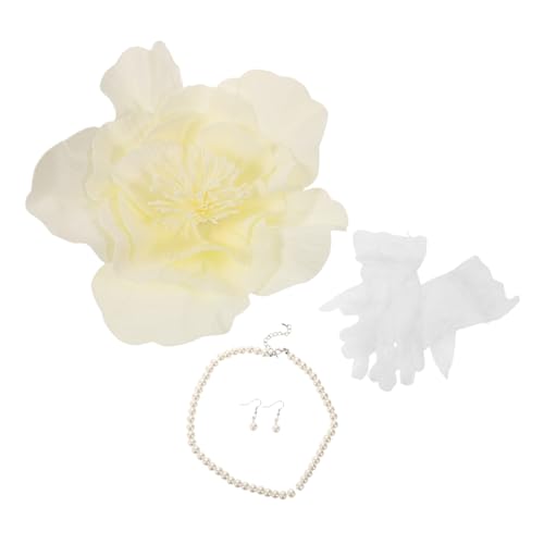 Fascinateur floral pour femmes grand pétale rose serre-tête mariage