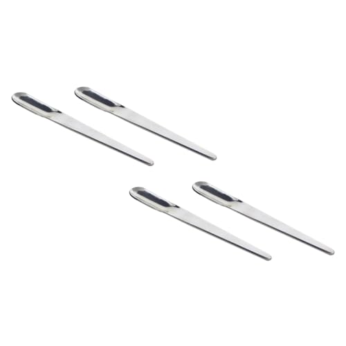 ULTECHNOVO Cucharas Espresso Mini De Acero Inoxidable 4 Piezas, Cucharas Pequeñas Para Café, Mezcladora Resistente Para Bebidas, Helados y Postres, Uso Hogar y Restaurante