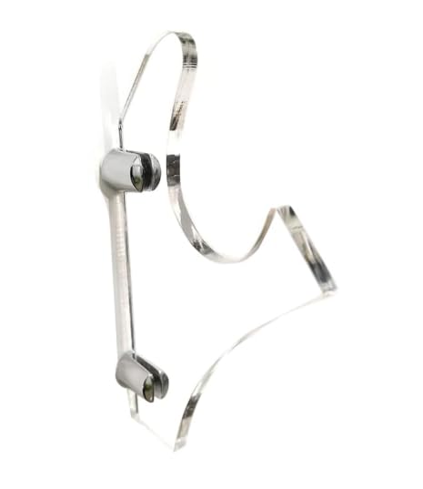 Soporte para Sable de luz, Soporte para Sable de luz montado en la Pared, Compatible con Sables FX y Star Wars, Transparente, Ideal para Exhibición y Coleccionistas, Montaje Fácil, 1 Par