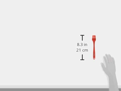 Miniatura 2 de Farberware Colourworks - Mini cepillo de silicona para pastelería, 8 pulgadas, color rojo