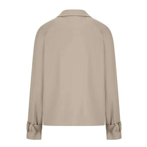 Blazers for Women Cropped Womens Blazer Business Casual Crop Trench Coat Women's Suit Jackets Fall Outfits Trendy 20254