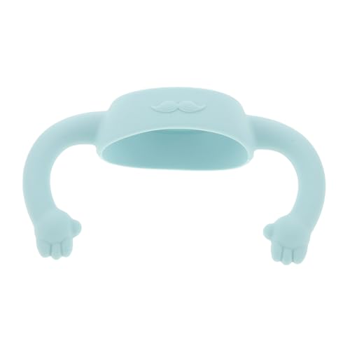 Toddmomy Bottle Handle Covers Wide Neck Bottle Grips 6cm Non-Slip Silicone Easy to Attach Fashionable Colors