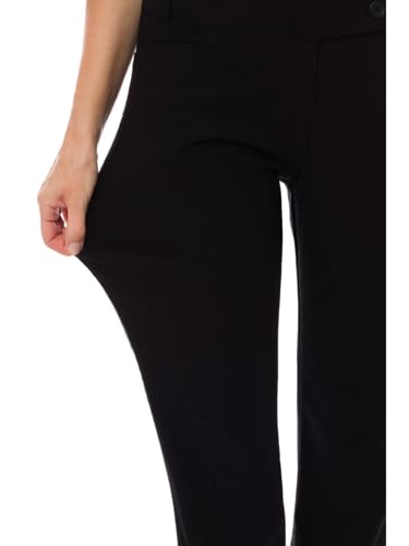 MixMatchy Women's Ultra Stretch Lux Comfort with Flex Motion Bootcut Dress Pants Work Business Office Trousers4
