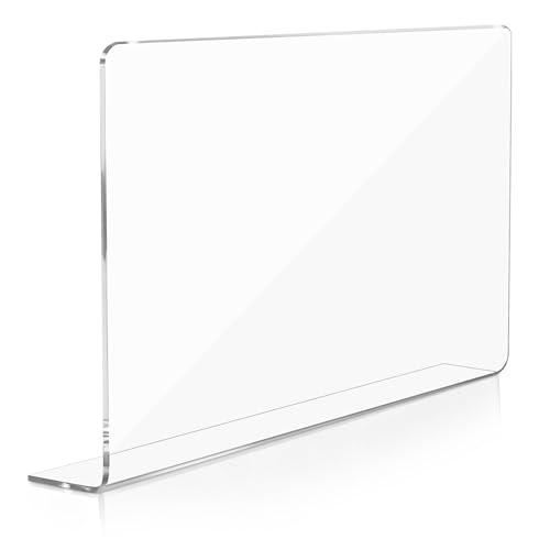 Garvalon Protector Anti-Salpicaduras De Acrílico Para Fregadero Barrera Transparente Resistente Al Agua Para Cocina Y Baño Fácil De Limpiar Evita Salpicaduras Y Mantiene Superficies Secas