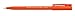 Produktbild Pentel 0,6 mm ultrafeine Faserspitze mit orangefarbenem Schaft, Fineliner auf Wasserbasis, Rot