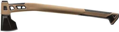 Gerber Gear Bushcraft Axe - Camping Survival Bushcraft Axe with Sheath - Features Hammerhead & Water-Resistant Compartments - Made in USA - Coyote Brown