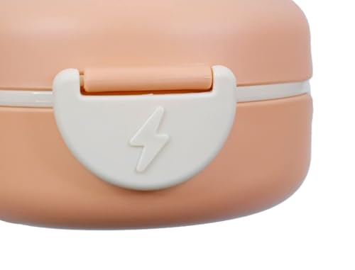 Image of Vibgyor Vibes Modern Design 2 Compartment Lunch Box for School Kids Girls and boys and for Men and women in Offices (Multicolor)