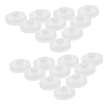 NOLITOY 40個 色プラスチック製二重皮帯輪 耐荷重強化 軽量ロボットモーター用 汎用交換可能プーリー カー 飛行機おもちゃモデル 科学実験用