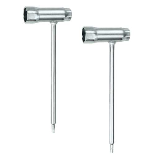 Image of 2-Pack Combination Wrench 19mm x 13mm (3 /4 inch x 1 /2 inch), T-Wrench and T27 Torx Screwdriver Combination Chainsaw Tool, Fit for Stihl TS350, TS350AVE, TS360, TS400, TS460, TS700 and TS800 Cutquik Saws