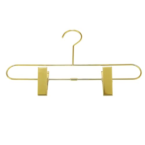 PRETYZOOM Percha para Pantalones Dorada de Hierro Ajustable y Antideslizante para Adultos, Práctica para Colgar en Armario o Cocina, Organizador Multifunción