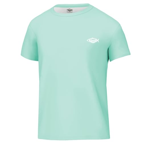 Image of Palmyth Boys Fishing Shirt Short Sleeve UPF 50+ Youth Performance T-Shirt