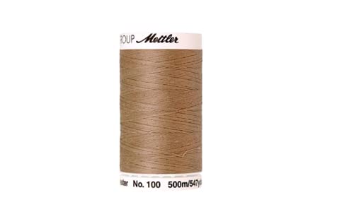 Fil à coudre polyester Amann 500 m marron pour réparer et ajuster vos vêtements