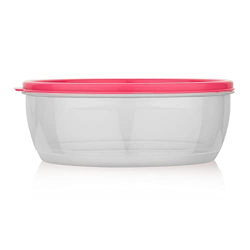 Image of ASIAN Plastowares Perfect Seal Plastic Kitchen Storage Containers Set-Fridge Boxes, Versatile Accessories, Sprouts Maker Box, Durable Plastic Organization Containers, BPA-Free,5 litres, Airtight-Pink