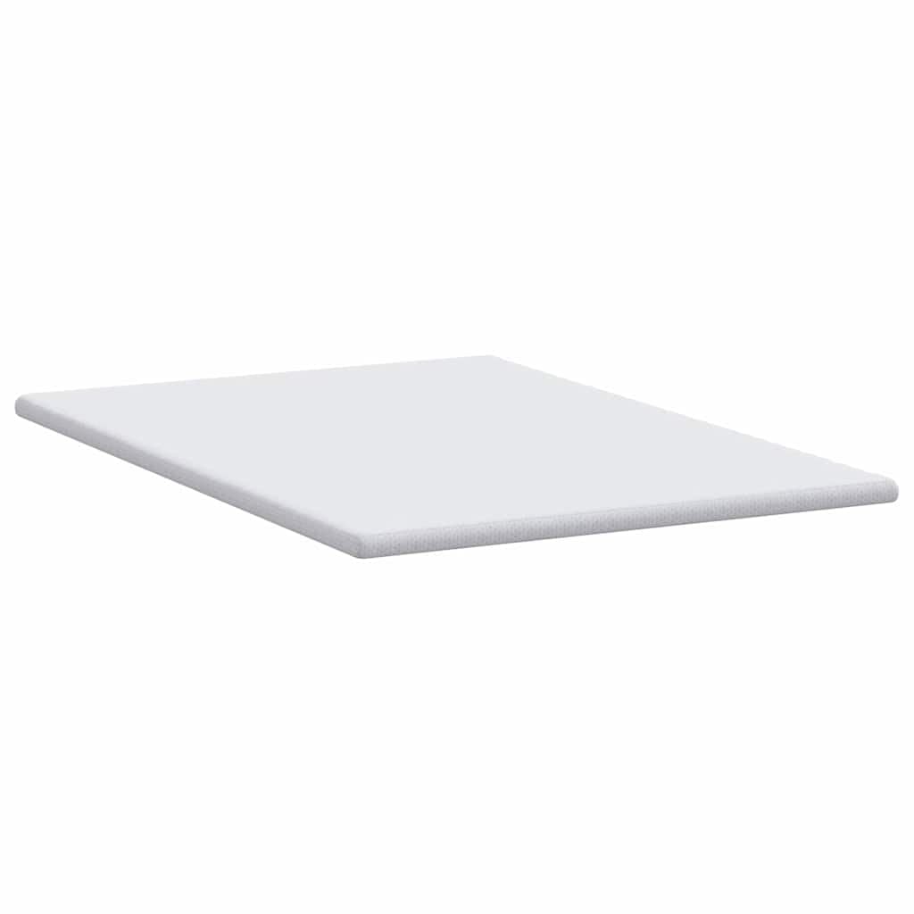 Nakładka na materac, biała, 160 x 200 cm, tkanina żakardowa z rdzeniem z pianki PU, oddychająca i nadająca się do prania, odciążająca i higieniczna, idealna do sypialni, łóżka dla gości i łóżeczka