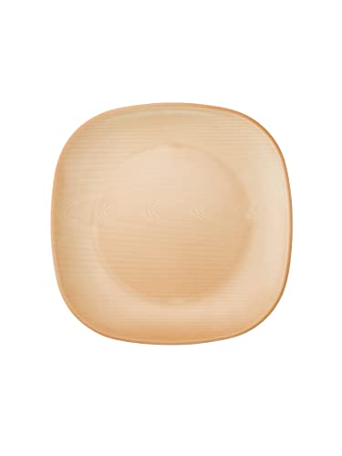 台和 業務用食器 ランチプレート スクエア ナチュラル 25cm 1枚入 メラミン食器 木製風 木目 食洗機対応 スタッキング可能 日本製 Walna WD-11-NA