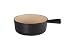 Produktbild Le Creuset Caquelon aus Gusseisen, 24 cm, 3,3 Liter, Schwarz matt, 20007240002460