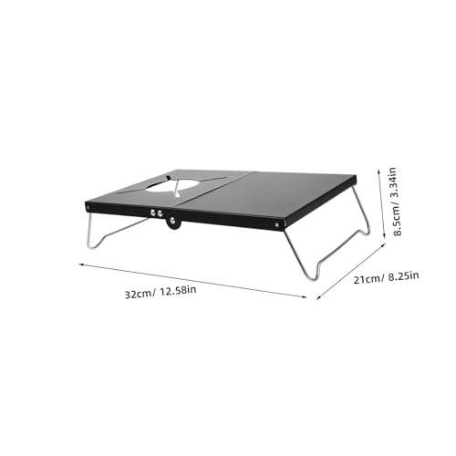 Table de camping pliante stable pour réchaud et barbecue extérieur - 2