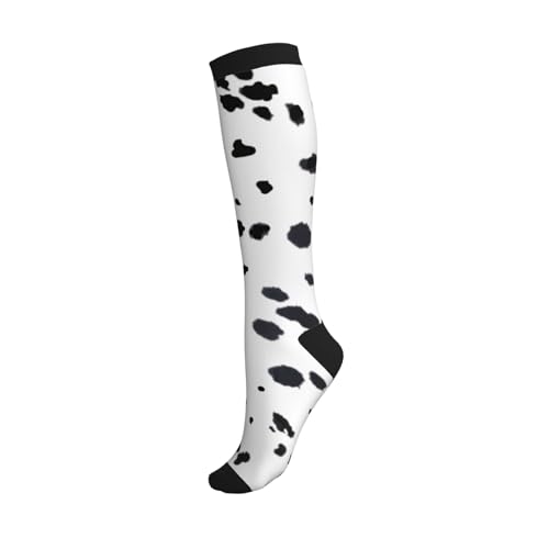 Dalmatian Print Compression Socks, Suitable For Both Men And Women - Perfect For Running, Grooming, Hiking, Flying, And Traveling2