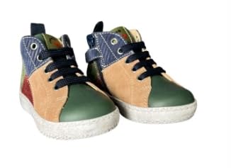 Baskets lacets vert Walkey 42555 premium finitions cuir - 2