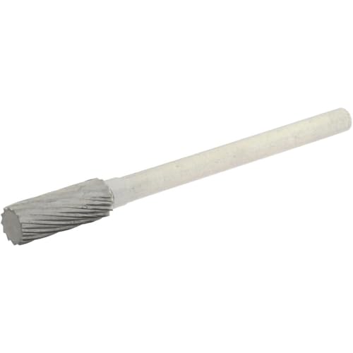 Fresa abrasiva cilindro extremo plano 3/16" corte simple miniatura 1