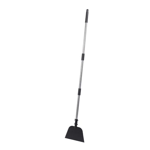 BONKZEBU Rascador de Hielo para Suelo de Alta Resistencia, Pala de Nieve de Acero Multifuncional para Entrada de 9,2x5,9 Pulgadas