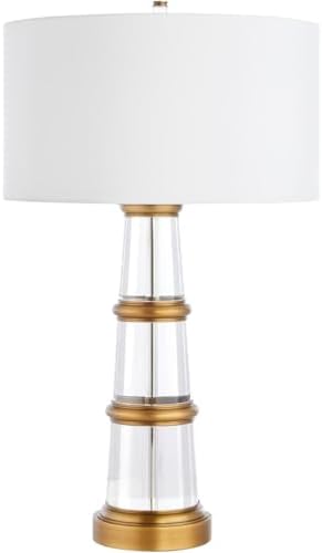 Cyan Design 11713 Bellamy Table Lamp, 1-Light 150 Watts, Crytsal and Brass