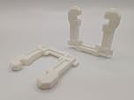 2pcs Soft Close Drawer Clips for Cooke & Lewis - 2 Piece Repair Kit - Fits B&Q IT Kitchens MFI - 2X White Front Clips - Fix Drawer Front
