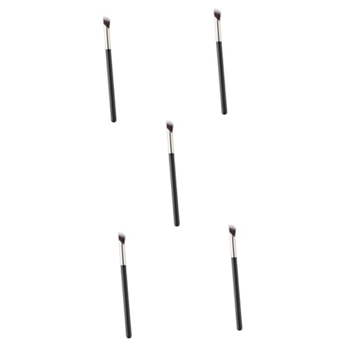 IWOWHERO 5pcs Angled Concealer Brush under Eye Makeup Brush for Women Professional