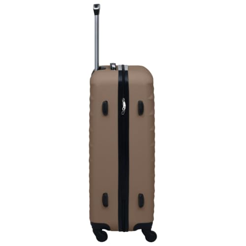 SKM Hardcase Trolley Brown ABS,Brown (Weight 8.6KG)3