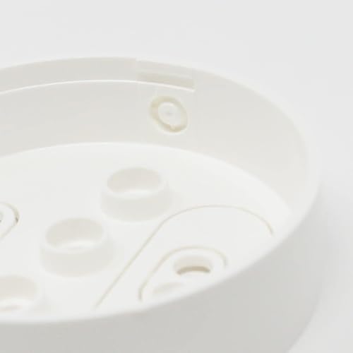 Deckenrosette 2’er Set von BLUE BUTTON GOODS - weiß- 2-teilig/ca. 70mm Durchmesser / 25mm Höhe/seitliche Auslässe zum Ausstechen