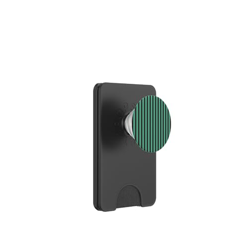 cioccolato motivo a PopSockets PopWallet per MagSafe righe marrone menta