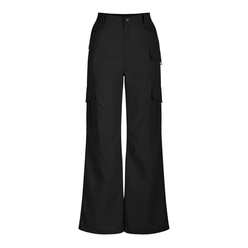 Cargo Pants for Women High Waisted Wide Leg Hiking Pant Casual Stretchy Lightweight Trousers Multi Pockets Outdoor4